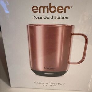 Ember Rose Gold Temperature Control Mug 2 - 10oz New in Unopened Box